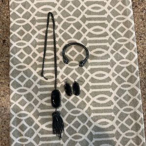 Kendra Scott necklace, earrings and bracelet (set)